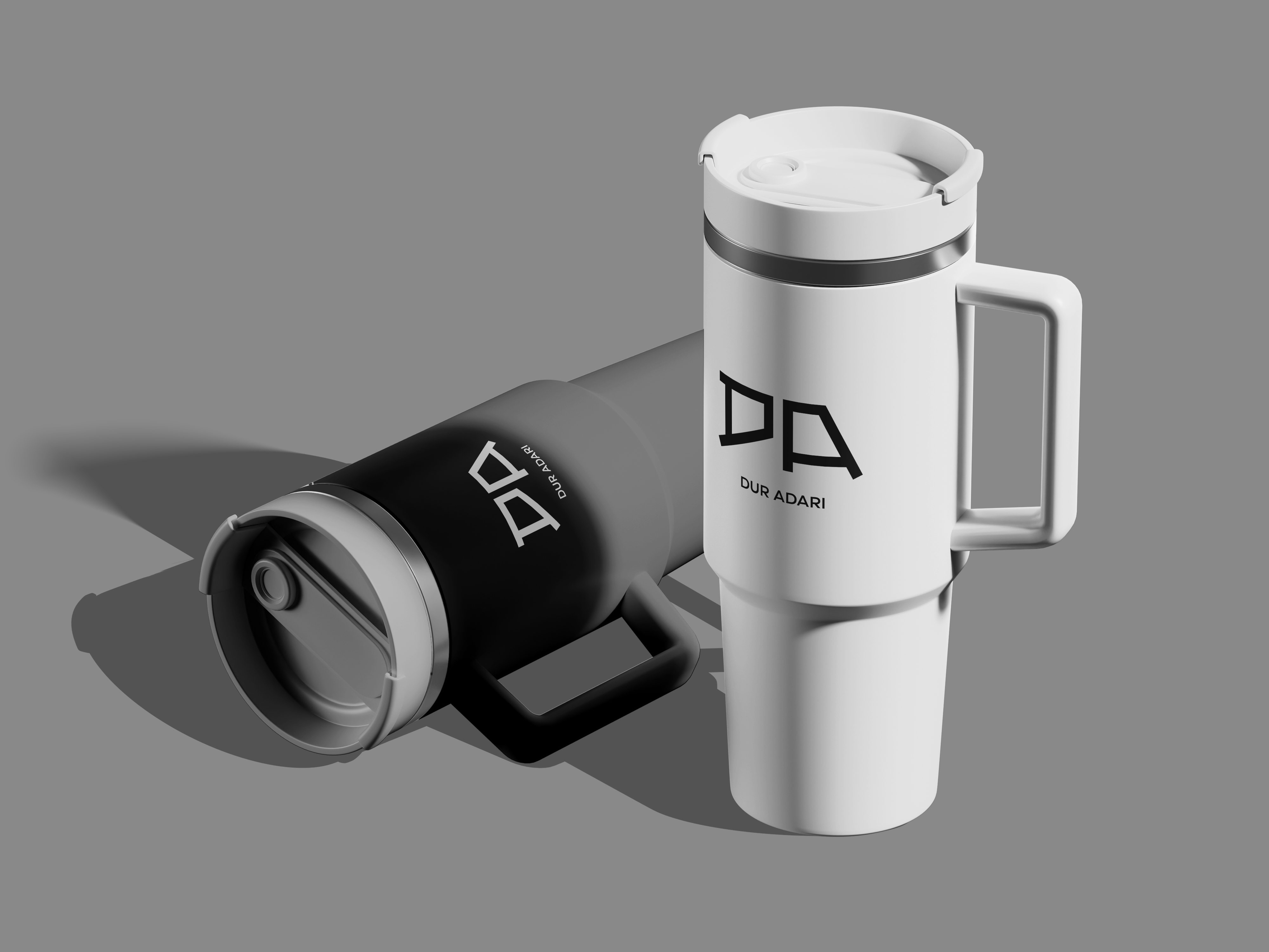 Dura Adari branded tumbler mockup